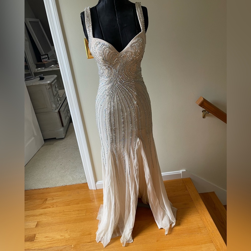 Beaded Prom Dress